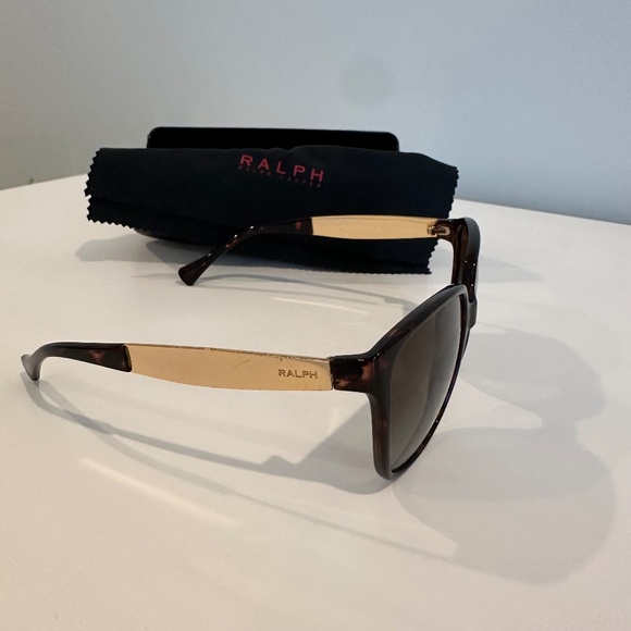 Ralph by Ralph Lauren Tortoise and Gold Sunglasses main image 4